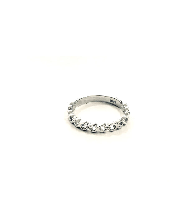 Sterling Silver Stackable Infinity Ring