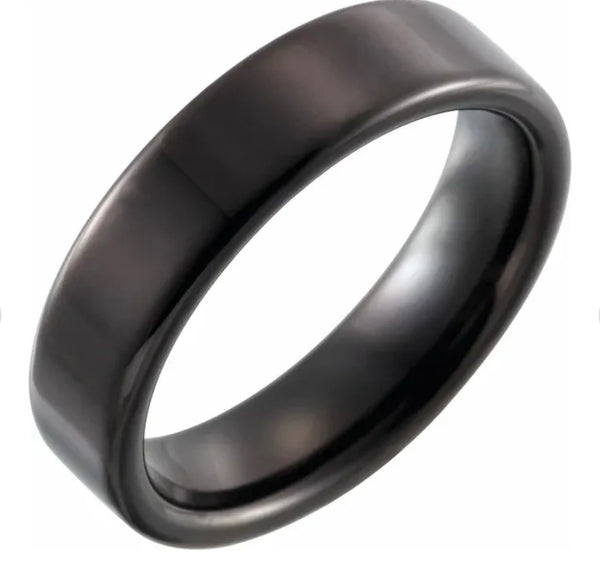 Tungsten Black PVD Men's Rings