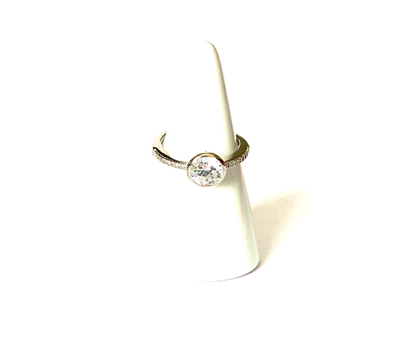 Rings sterling silver with cz's - Ilumine Gallery Store dainty jewelry affordable fine jewelry