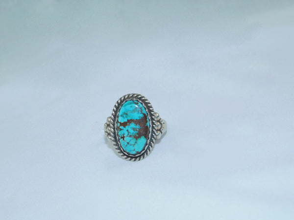 Sterling silver turquoise ring - Ilumine' Gallery 