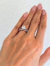 14k Rose Gold Diamond Engagement Ring and Wedding Band 2.92 TCW