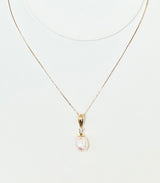 Gold Pearl & Diamond Necklace