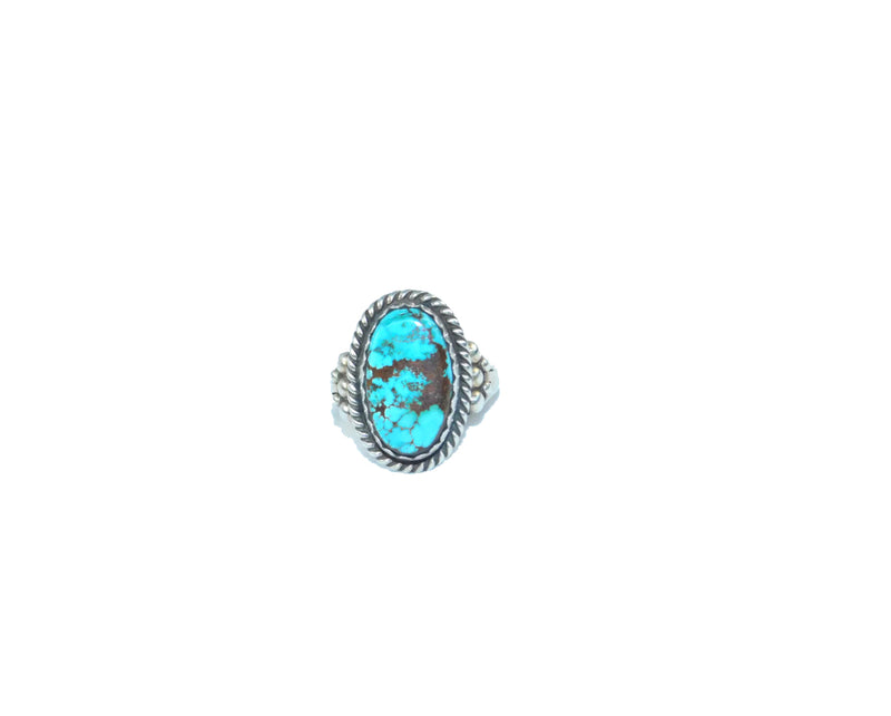 Sterling silver turquoise ring - Ilumine' Gallery 