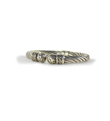 Silver Hinged Bracelet - Ilumine' Gallery 