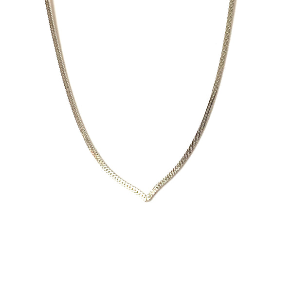 Sterling silver rhodium necklace chain - Ilumine Gallery Store dainty jewelry affordable fine jewelry
