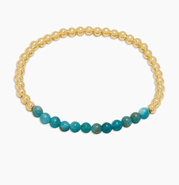 Turquoise Gemstone Aura Bracelet