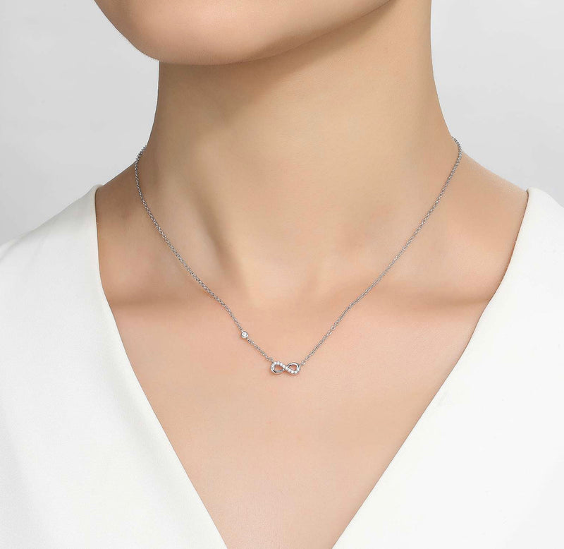 Infinity Diamond Necklace