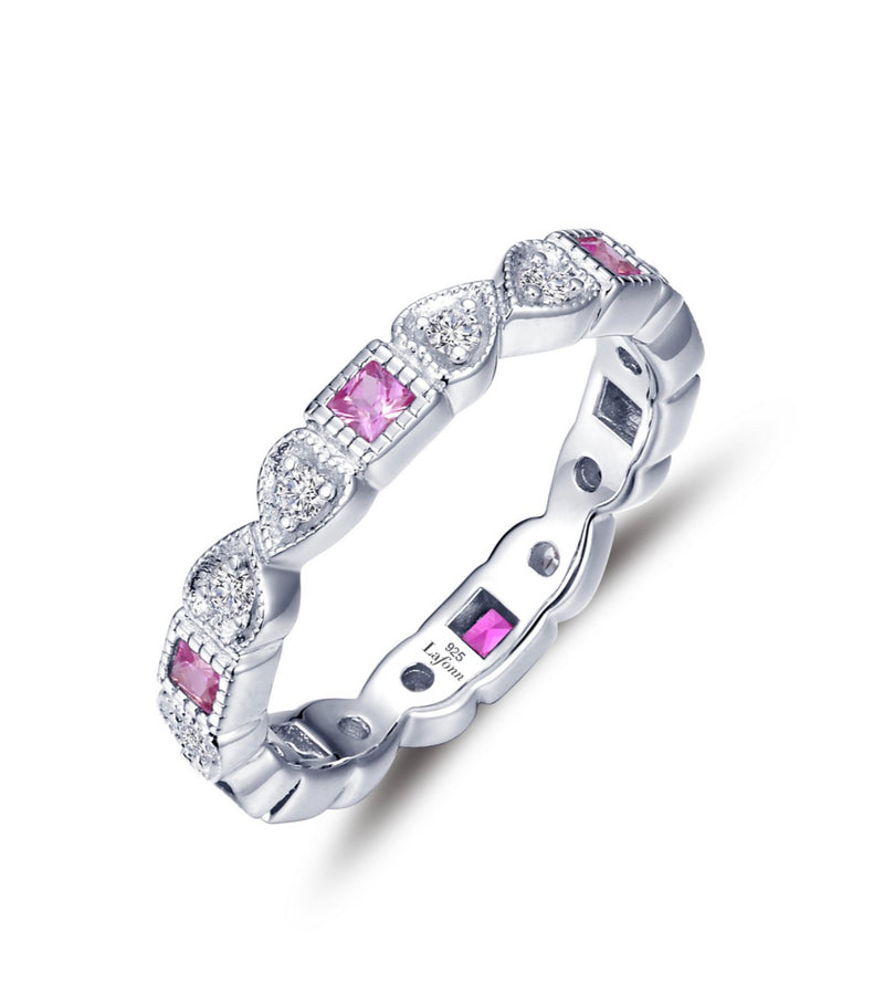 Birthstone Platinum Bonded Rings