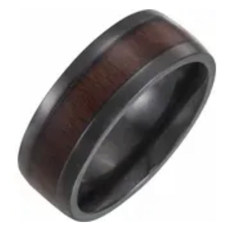 Black Titanium Men's Rings