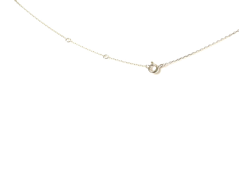 Necklace with two dainty cubic zirconia pendants - Ilumine Gallery Store dainty jewelry affordable fine jewelry