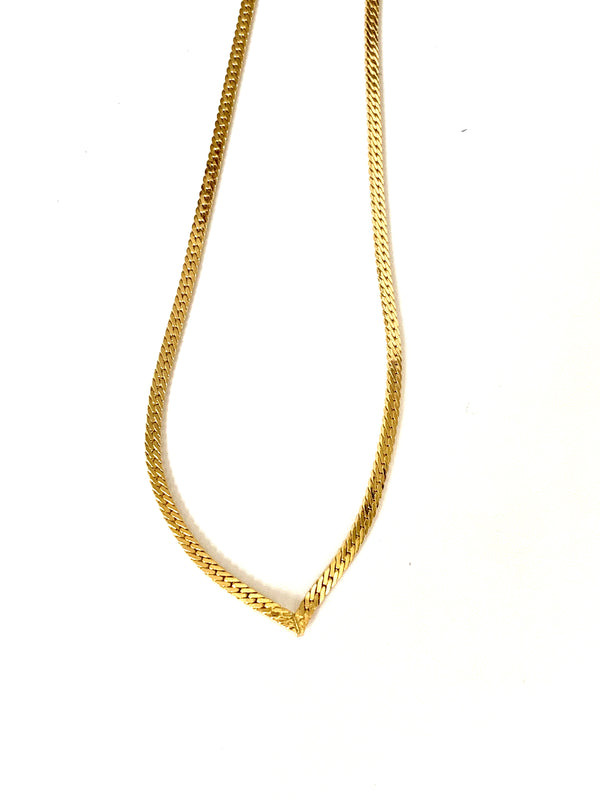 Yellow gold overlay necklace - Ilumine Gallery Store dainty jewelry affordable fine jewelry