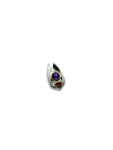 Amethyst and ruby gemstones pendant - Ilumine' Gallery 