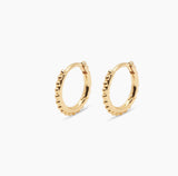 Bali Gold Huggie Earrings